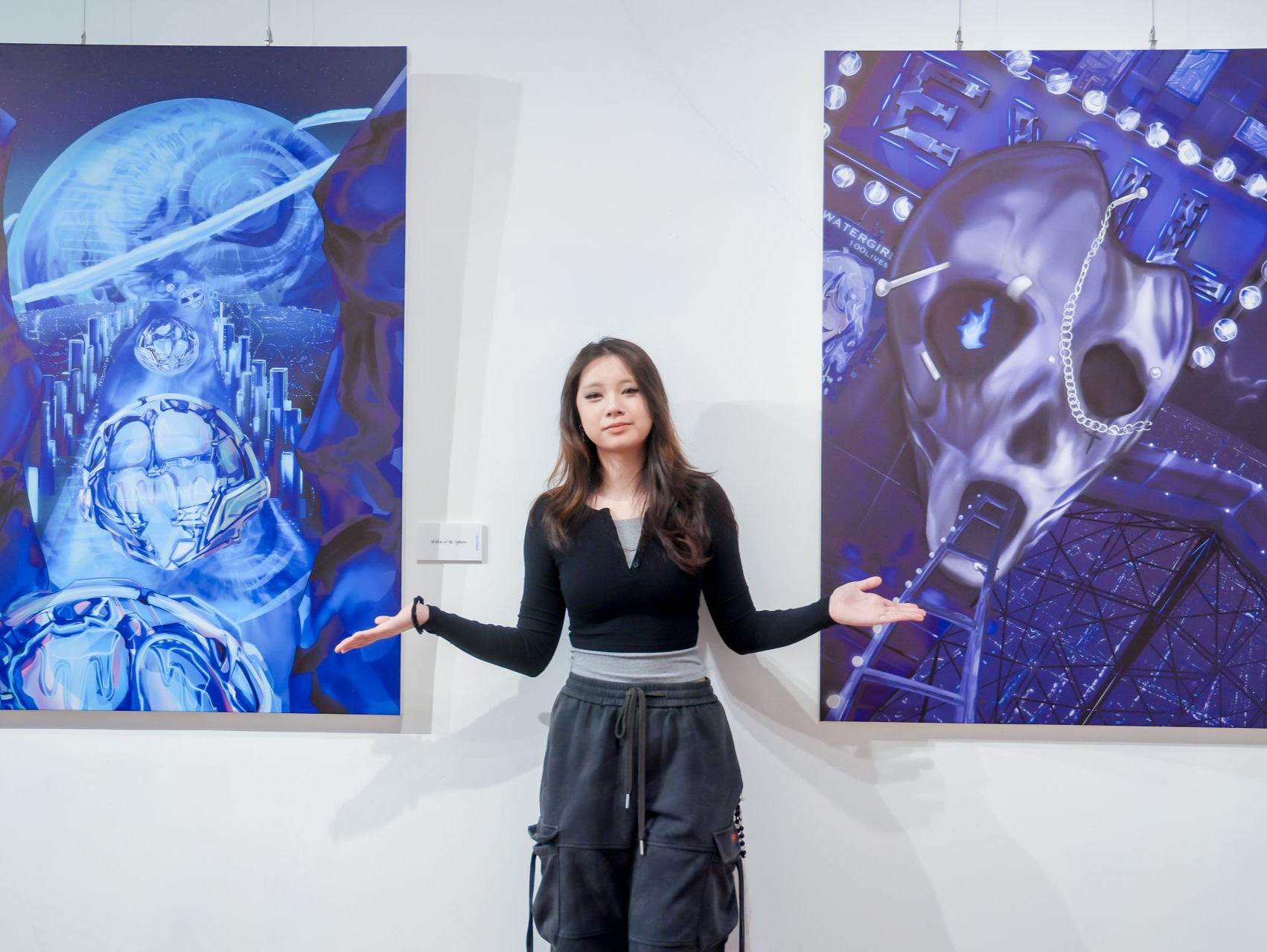 巢美术馆新年首展开幕，新锐艺术家带来赛博朋克风展览