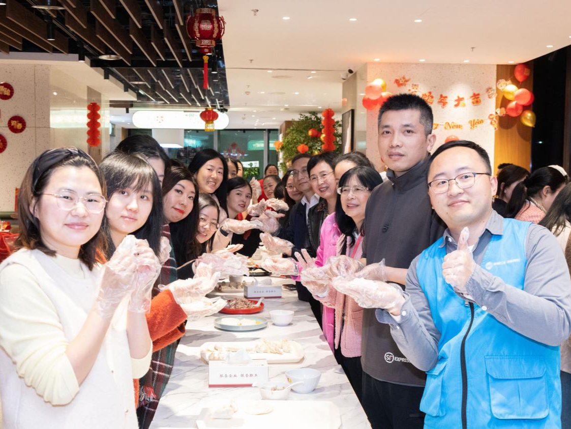 情暖一线职工，桂园街道举办迎春饺子宴活动
