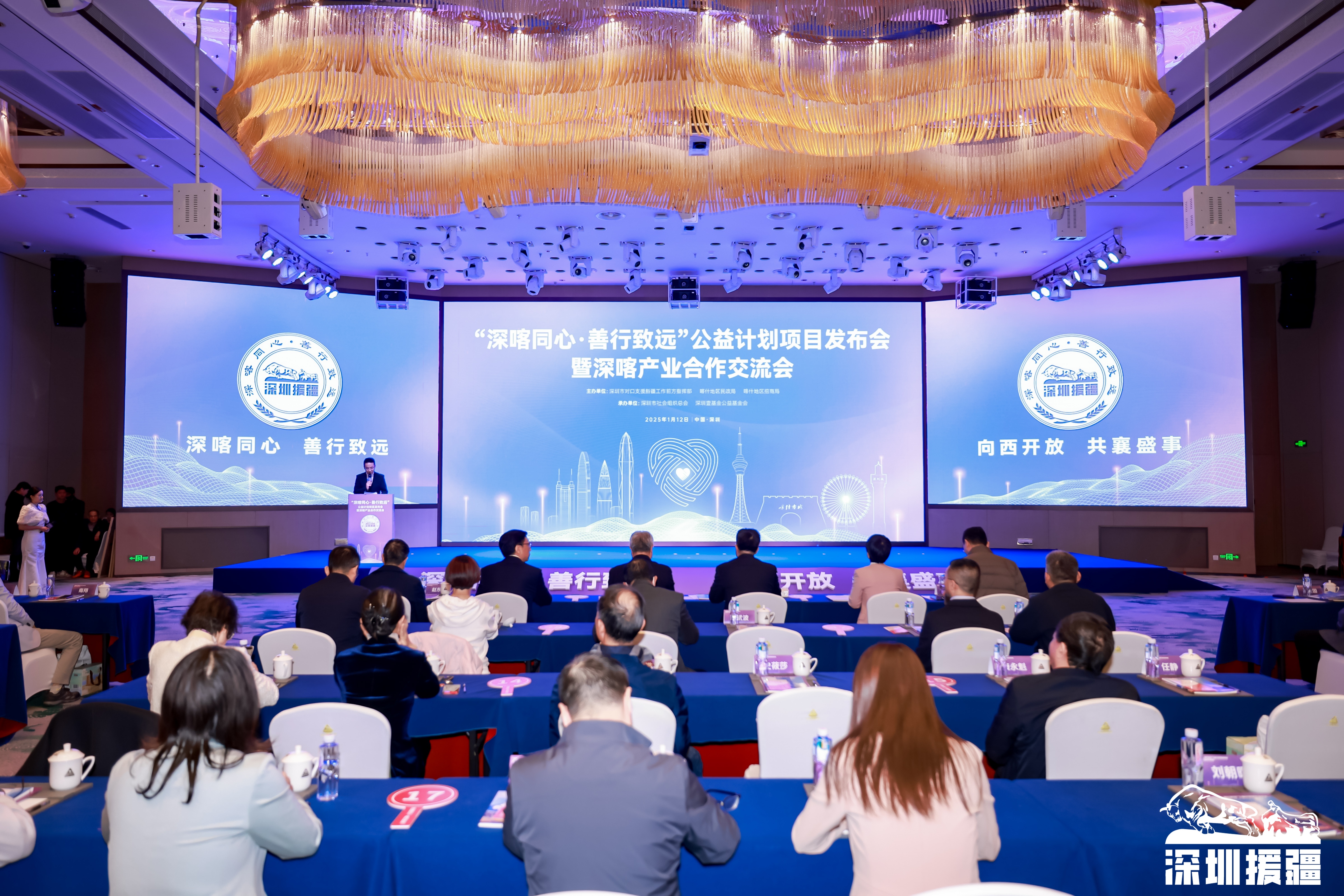2025年“深喀同心·善行致远”公益计划项目发布会暨深喀产业合作交流会成功举办
