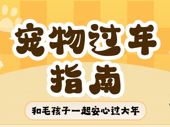 安心过大年！和毛孩子一起度过一个平安幸福年，你需要知道这些→ 