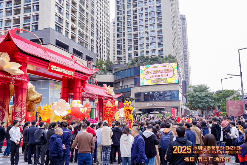 30万市民首日打卡！2025福田花市九大亮点解锁新年潮流玩法
