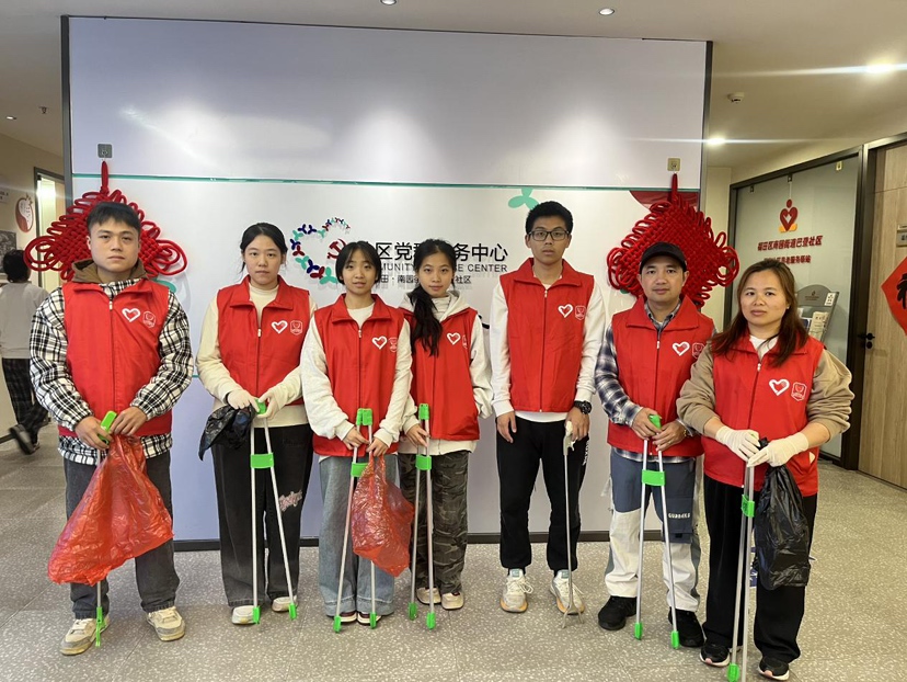 南园街道巴登社区：志愿行动迎新春，共筑温馨家园