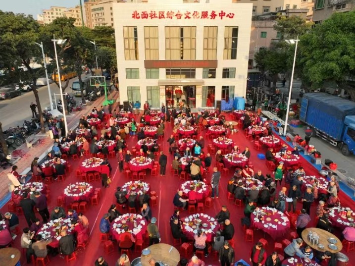 请全村老人吃大餐，虎门北面社区“很香”