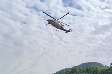 “直升机＋消防员”空地协同“作战”，守护森林消防安全 | 春节我在岗