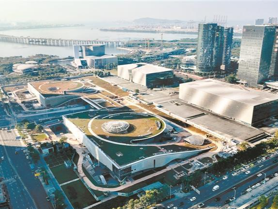 走进刚刚竣工的深圳书城湾区城， “湾区之眼”承载“人文湾区”美好愿景