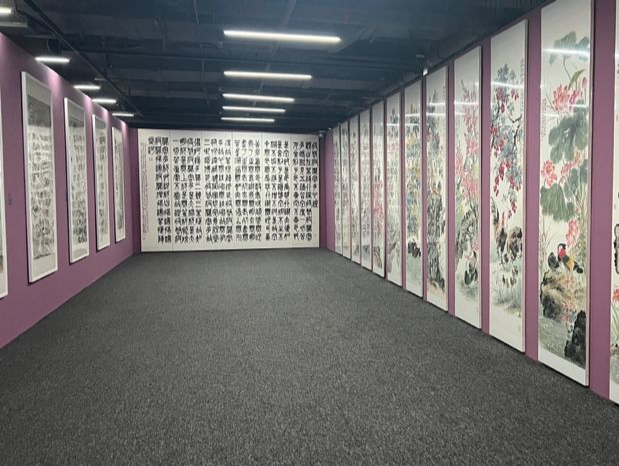 “游于艺——怀馥诗书画印作品巡展（深圳）站”天空美术馆开幕