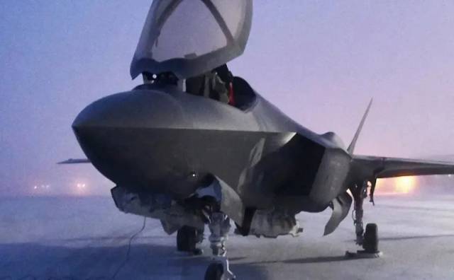 ▲ 部署在格陵兰岛参加演习的F-35战斗机