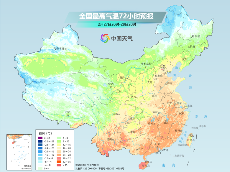 30℃要来了？南方这些地方累计升温可达15℃至20℃