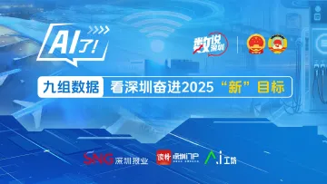 数说深圳 | AI了！九组数据看深圳奋进2025“新”目标