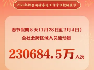 超23亿人次！2025年春节假期交通出行火热