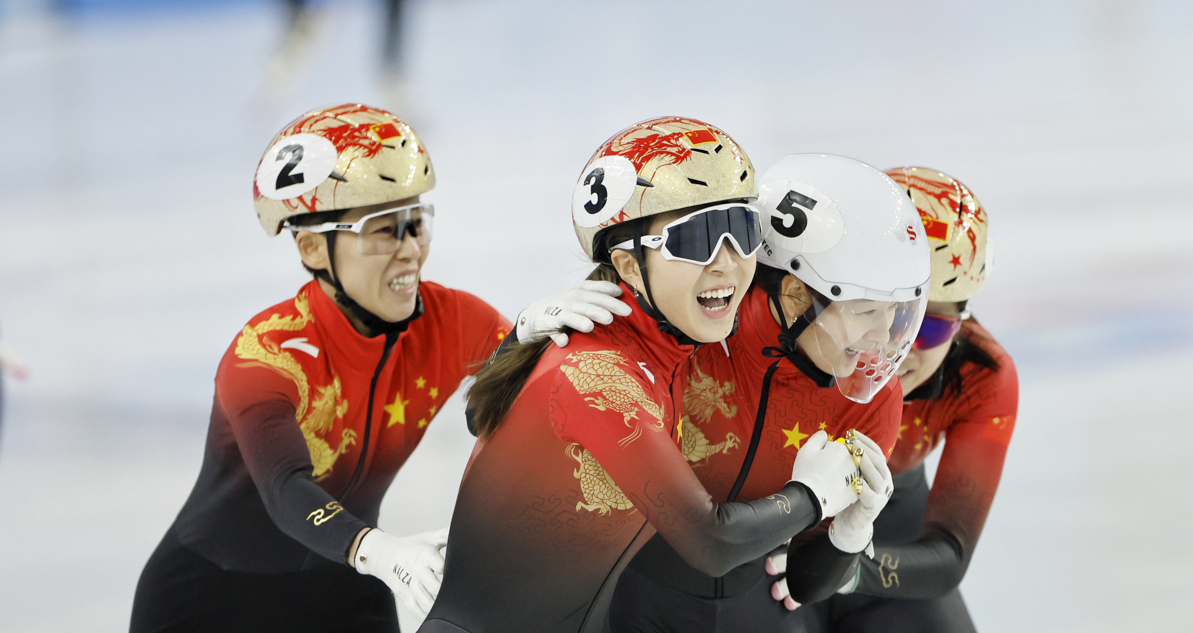 第14金！中国队夺得亚冬会短道速滑女子3000米接力金牌