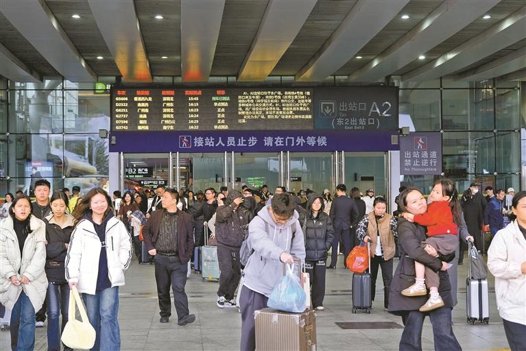 深圳北站单日到达客流量再创历史新高