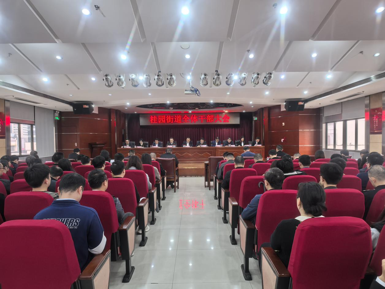 桂园街道召开全体干部大会 构建“四核十二圈” 全力奋进城区产业提升