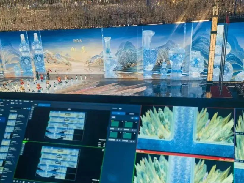 4000平方米亚冬会开幕式主屏深度融合冰雪美学与数字技术  “深圳屏”零下20℃依然色彩精准画面流畅