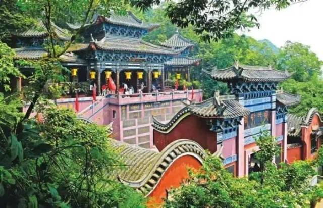 翠屏山景区哪吒行宫，图源：封面新闻