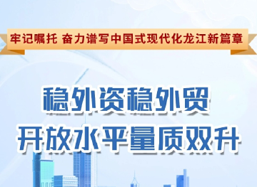 牢记嘱托 奋力谱写中国式现代化龙江新篇章｜稳外资稳外贸 开放水平量质双升