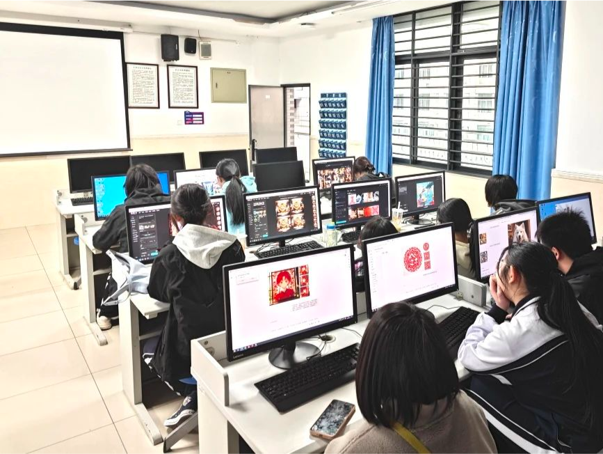 以AI赋能艺术设计类专业教学，华强职校点亮教育新样态