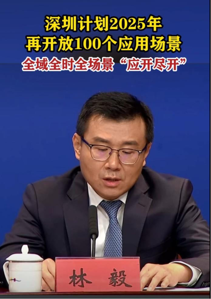 林毅：深圳计划2025年再开放100个应用场景