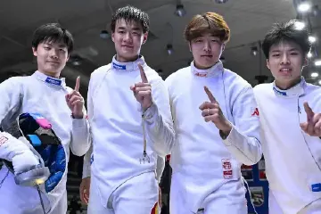 祝贺！中山体校双剑客斩获2025年亚洲青年击剑锦标赛金牌