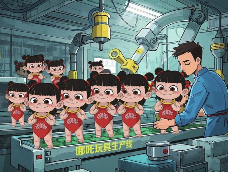 漫话丨哪吒热带动产销旺