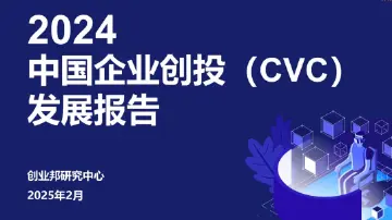 深圳上市公司出资活跃度居广东榜首！《2024中国企业创投（CVC）发展报告》发布