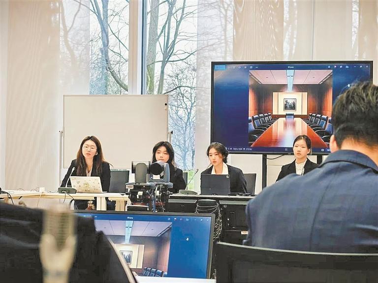 哈工大（深圳）学子“走进”联合国实地交流