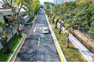 祭扫更便利！中山福荫路改造完工