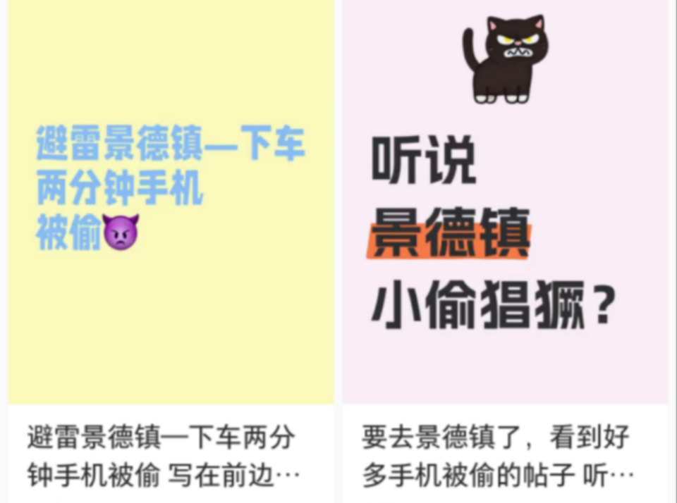 景德镇警方通报“多名游客手机被扒窃”：已抓获外省扒窃犯罪团伙成员2名