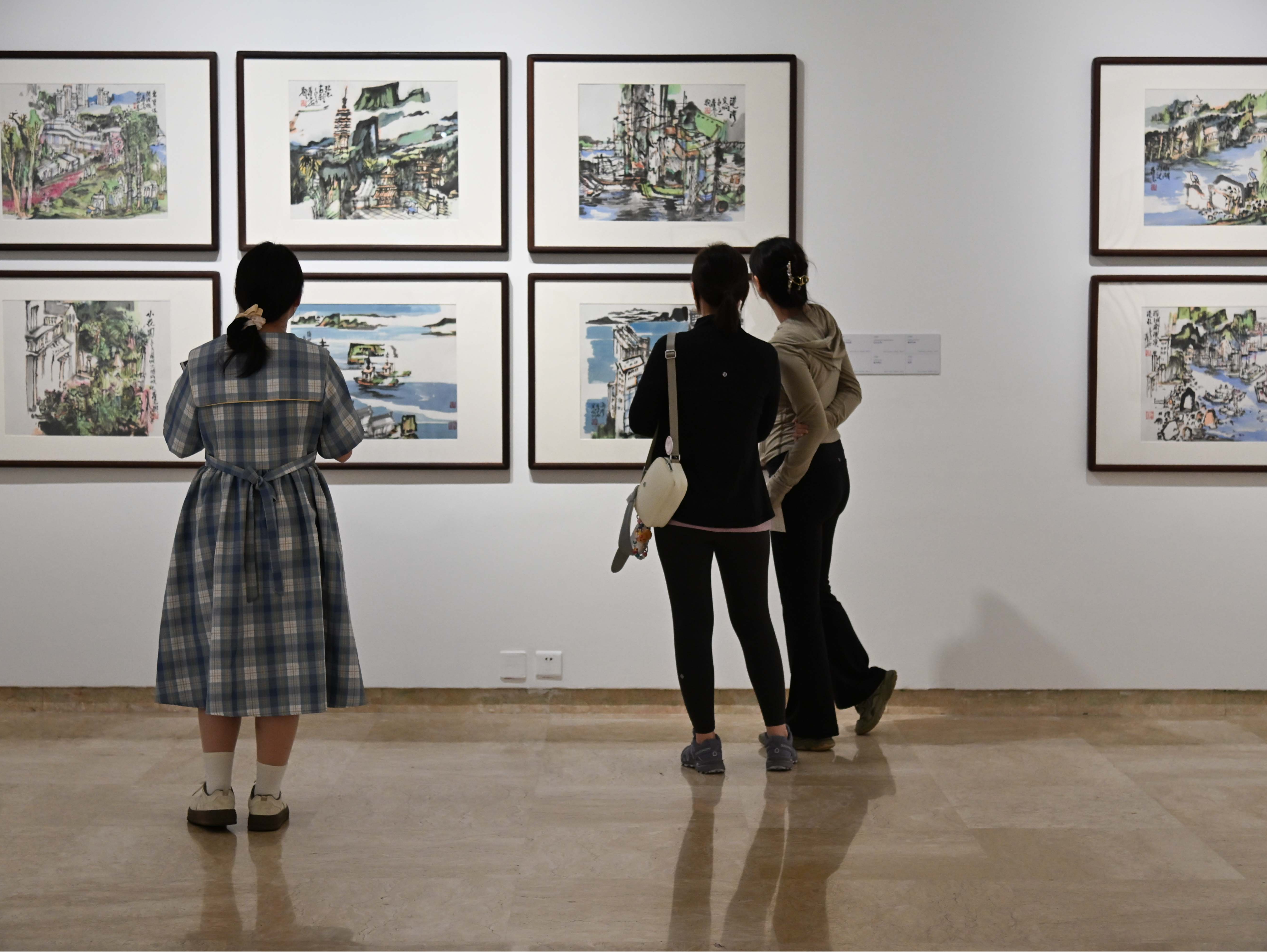 “墨语山花·当代中国画邀请展”开幕，南北艺术家以花为主题进行对话