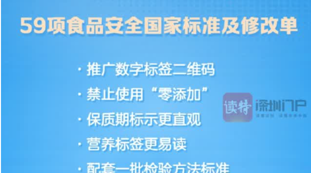 禁用“零添加”，食品安全新国标亮相