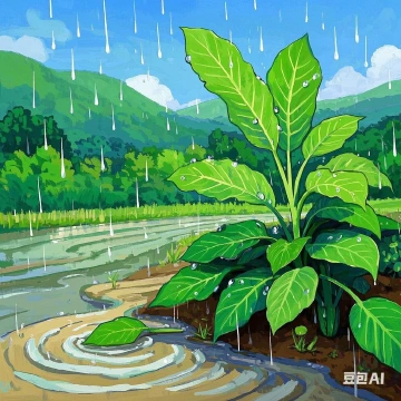雨水生蒟蒻