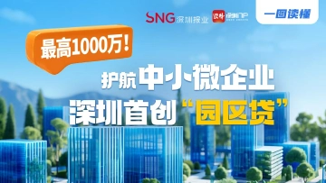 一图读懂｜最高1000万！护航中小微企业，深圳首创“园区贷” 