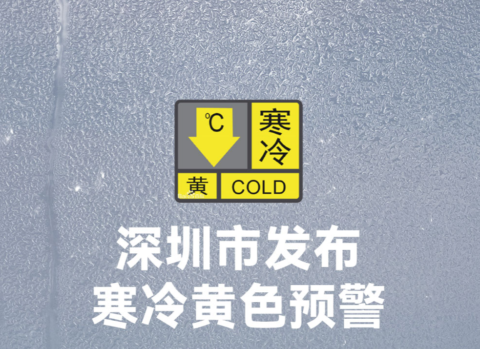 降温ing！深圳寒冷黄色预警生效中