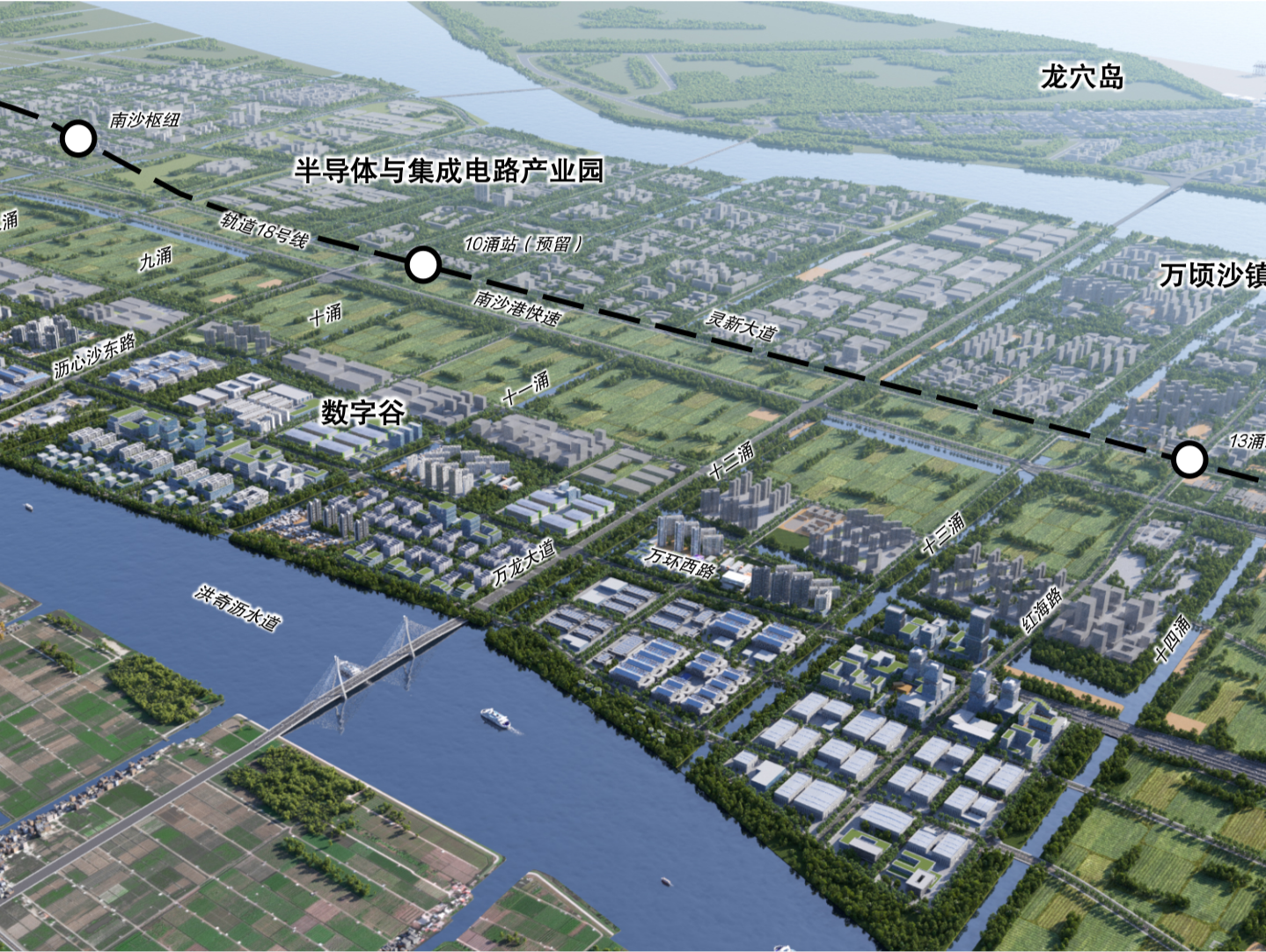 7.8平方公里“数字谷”！南沙融入“黄金内湾”先行区启动