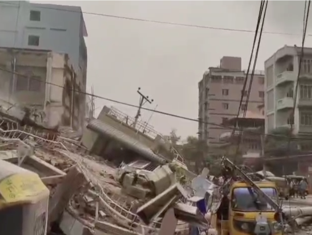 缅甸强震已致该国3725人死亡｜持续关注缅甸地震