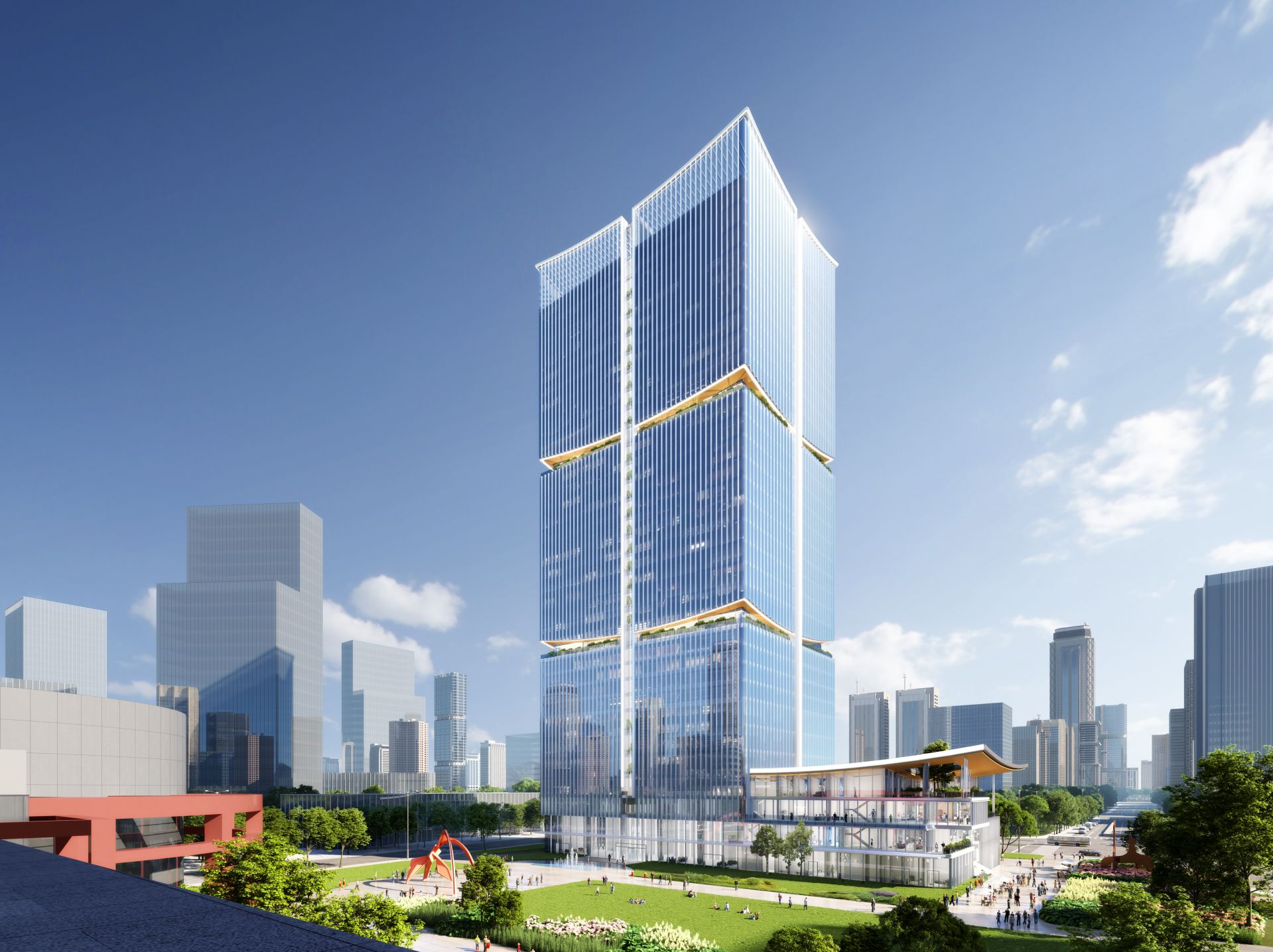 今天，岭南数字创意大厦新基建高质量发展大会举行