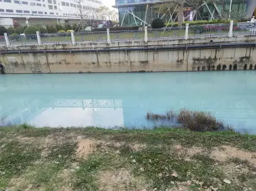 整条河道被“染色”？主管部门回应：管道污垢冲刷入河所致 | 城市环境卫生随手拍