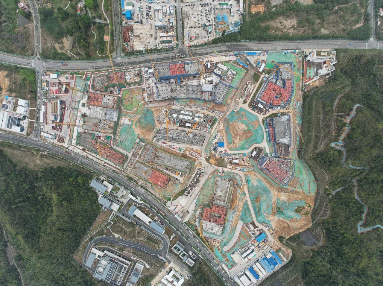 海洋大学（一期）建设项目科教区地下室结构顺利完工