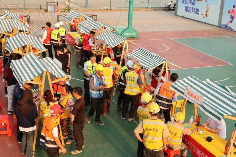 春“锋”送暖！南园街道工地党员服务市集为城市建设者送上专属温暖