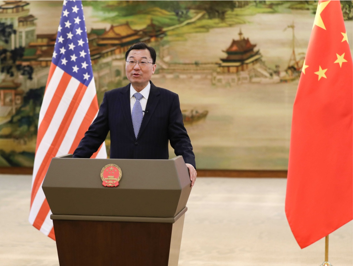 中国驻美大使：将关税武器化如同回旋镖 终将反噬自身 
