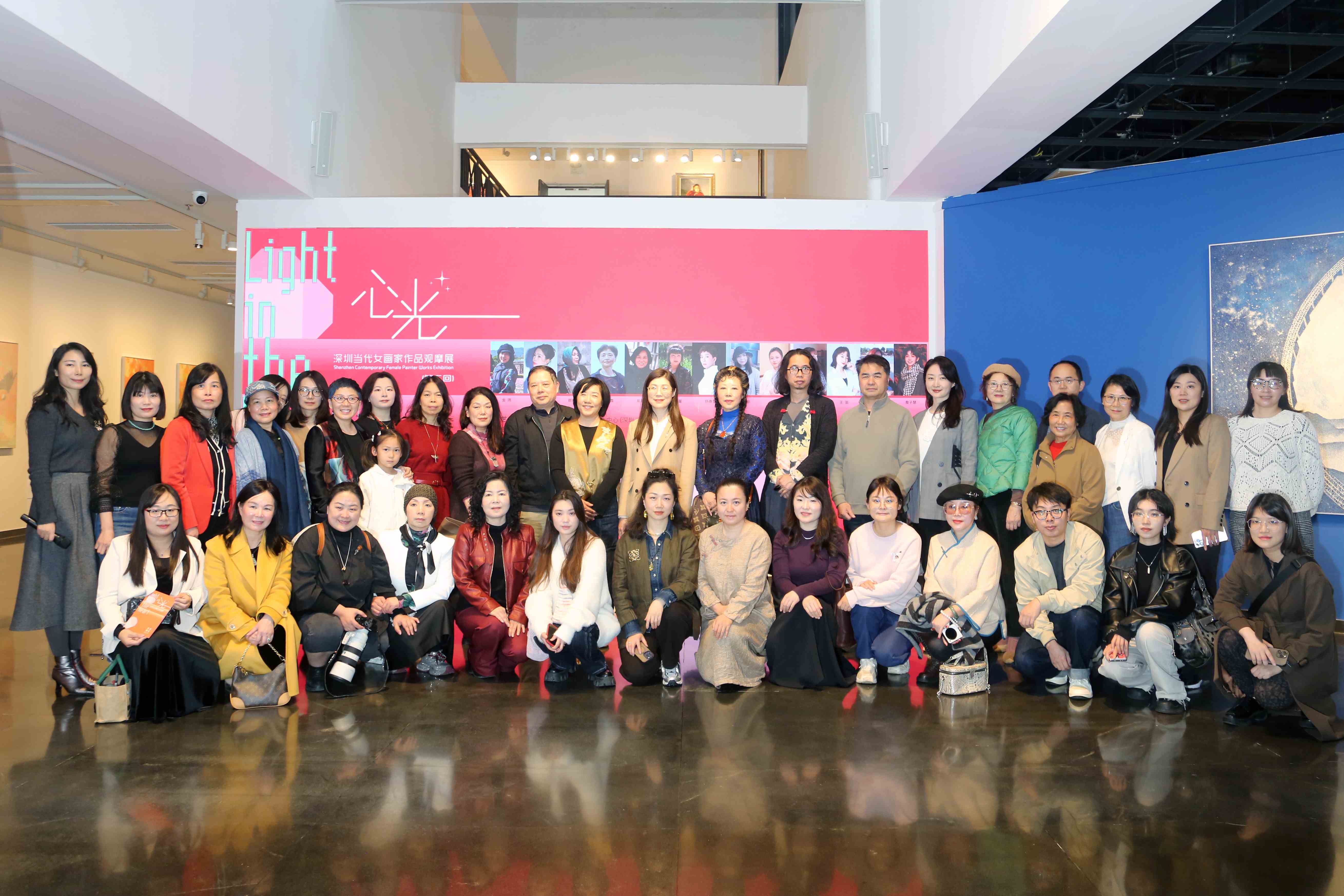 绽放“她艺术”！“心光——深圳当代女画家作品观摩展（第二回）”观摩活动举行
