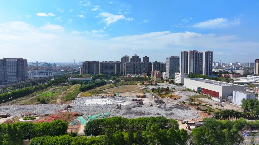 水乡速度！东莞水乡未来学校拆旧将完成