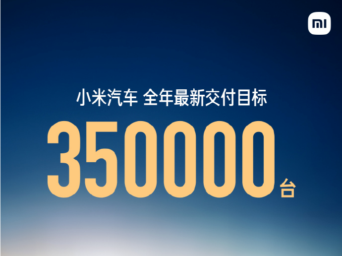 雷军：小米汽车2025年交付目标35万台