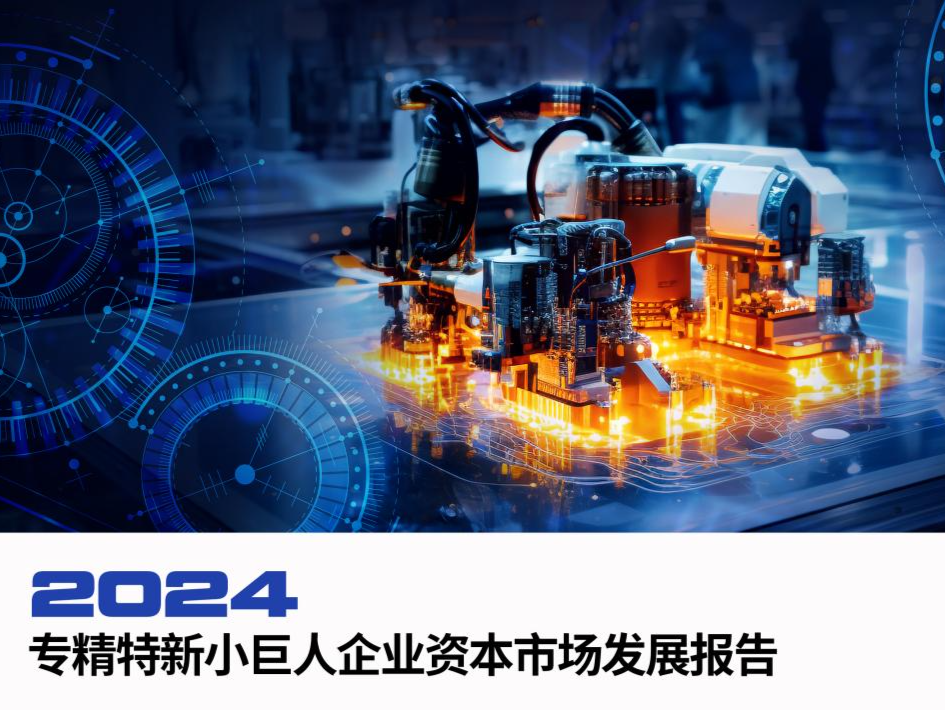 深圳96家“小巨人”上市，全国第一！2024专精特新“小巨人”企业资本市场发展报告发布