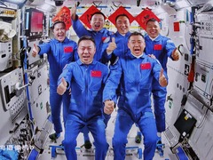 神舟二十号3名航天员顺利进驻中国空间站