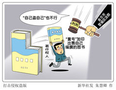 （图表·漫画）打击侵权盗版