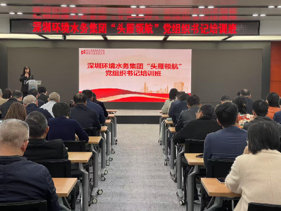 深圳环水集团开展“头雁领航+群雁齐飞”党务工作专题培训