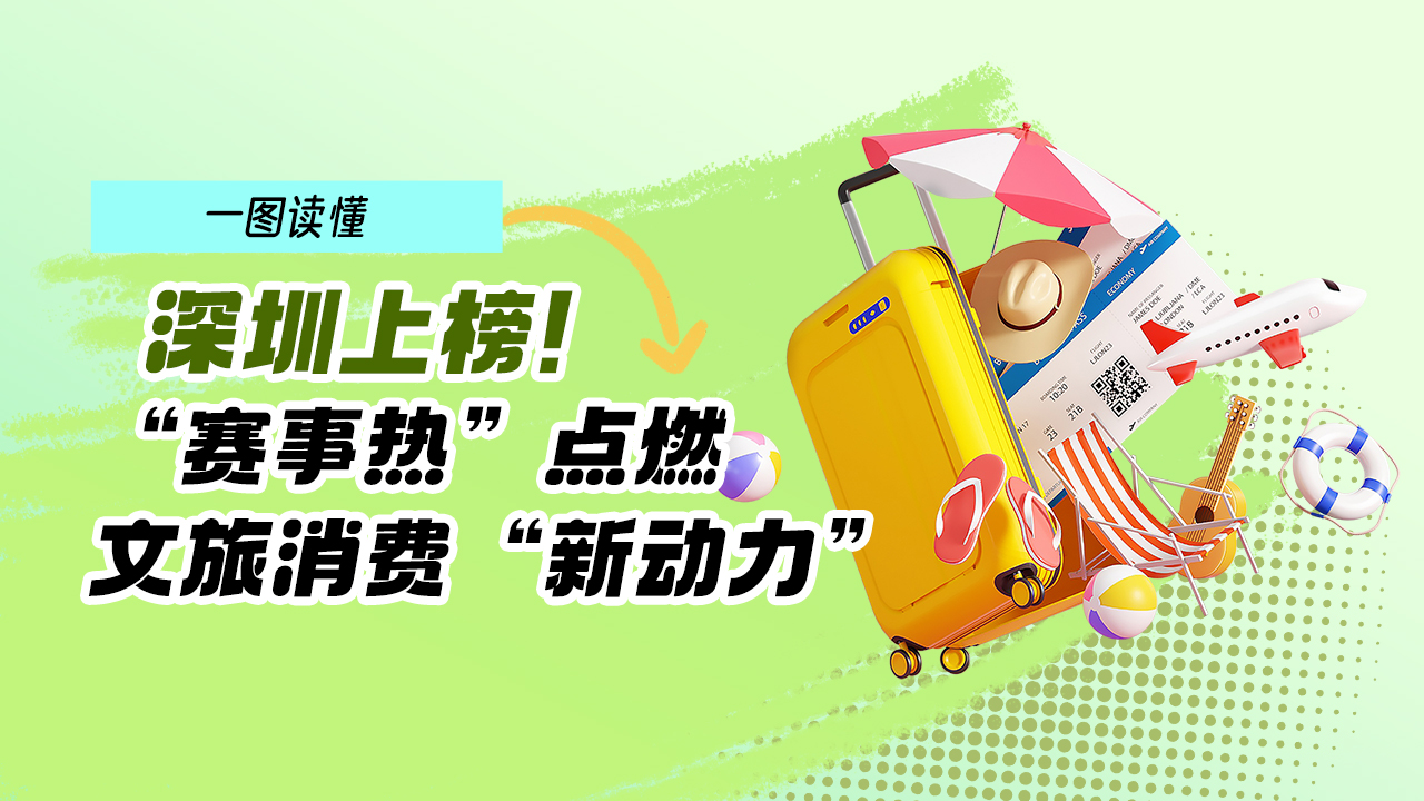 一图读懂 | 深圳上榜！“赛事热”点燃文旅消费“新动力”