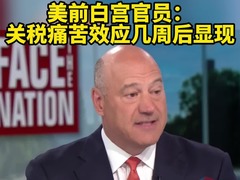 美前白宫官员：关税痛苦效应几周后显现