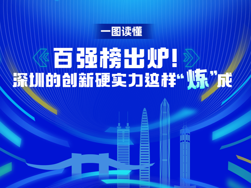 一图读懂 | 百强榜出炉！深圳的创新硬实力这样“炼”成